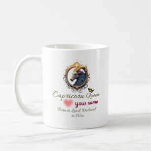 Caneca De Café Capricorn Queen Personalizado