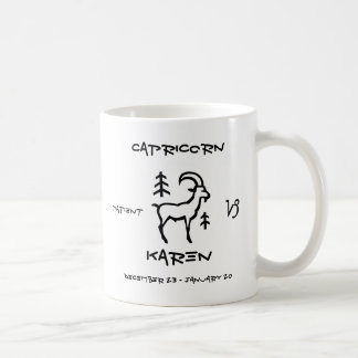 Caneca De Café Capricórnio personalizado