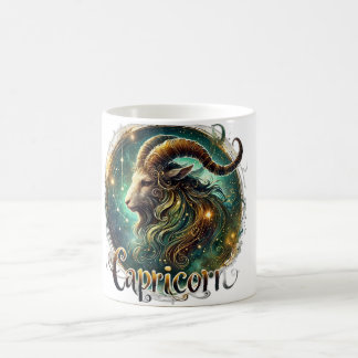 Caneca De Café Capricórnio Zodiac Mug - Design ♑ Elegante e cósmi