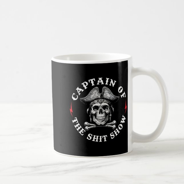 Caneca De Café Captain Of The Show  (Direita)