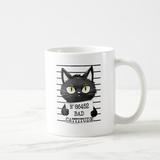 Caneca De Café Captura Má - Captura de Gato Negro (Direita)