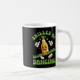 Caneca De Café Capturado No Bebado Dançando Bebendo Engraçado Mal
