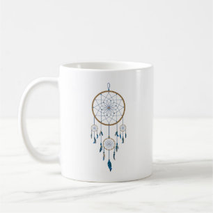 Caneca De Café Capturador de sonhos Indígena Nativo Americano Étn
