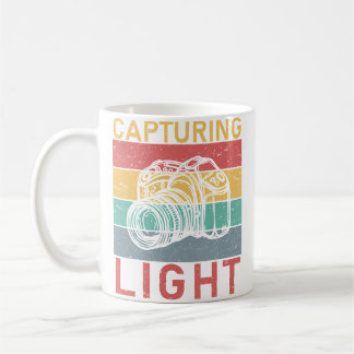 Caneca De Café Capturando Luz Fotógrafo Fotografia