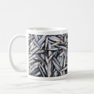 Caneca De Café Capturas de peixe fresco - ingredientes de comida.