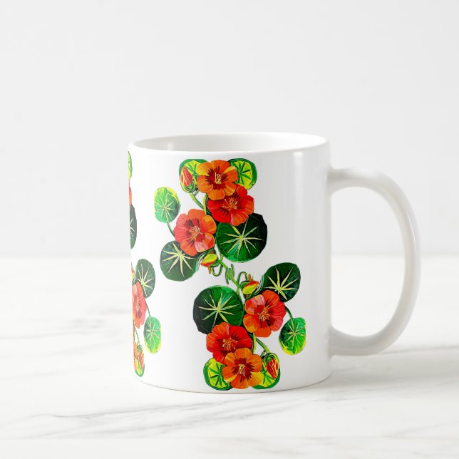 Caneca De Café Capuchinha flor comestível (Direita)