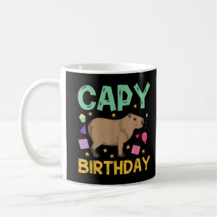 Caneca De Café Capy Birthday, Cappybara, Capybara