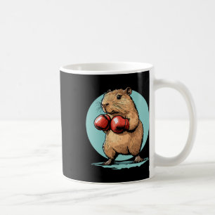 Caneca De Café Capybara Boxing Champ Spiratagem