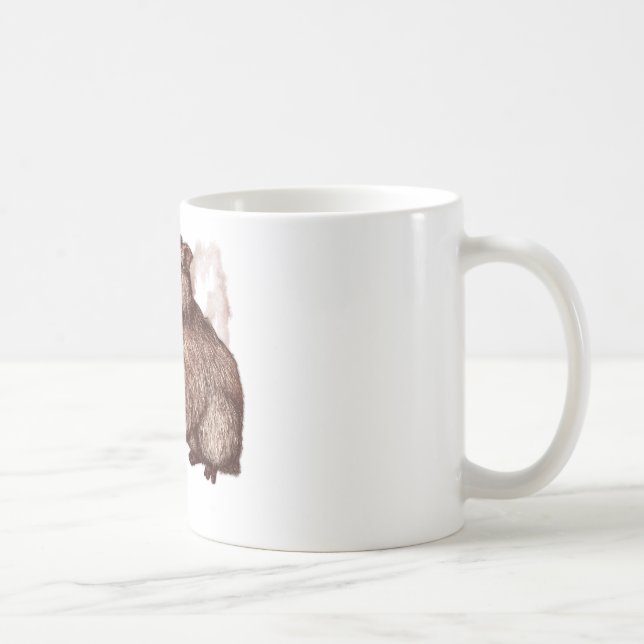 Caneca De Café capybara - chocolate (Direita)