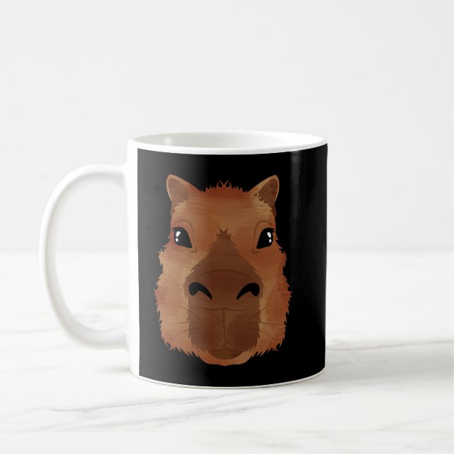 Caneca De Café Capybara Lover Respeita O Funny Rodent C Da Capyba (Esquerda)