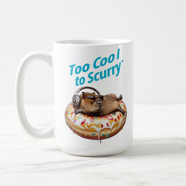 Caneca De Café Capybara Mug Design para moradores selvagens (Esquerda)