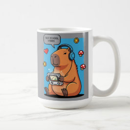 Caneca De Café Capybara Old School Gamer Water Bottle