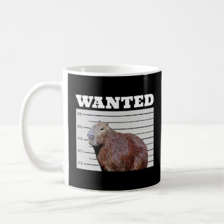 Caneca De Café Capybara Queria Poster Amante de os animais Capyba
