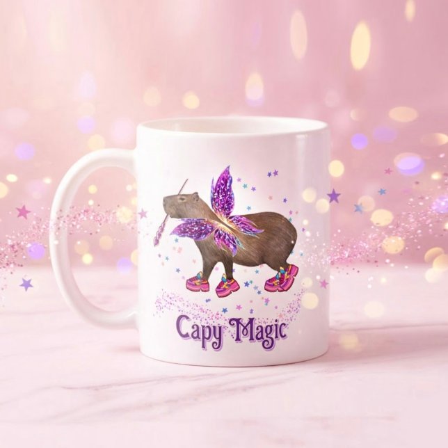 Caneca De Café Capyfairy (Criador carregado)