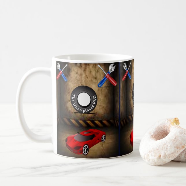 Caneca De Café Car Mug (Com Donut)