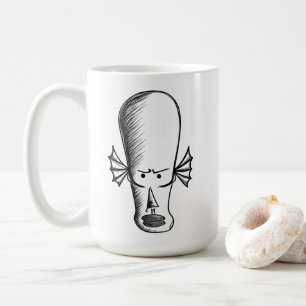 Caneca De Café Cara alienígena
