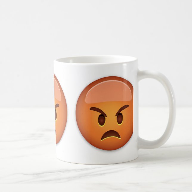 Caneca De Café Cara amuando Emoji (Direita)