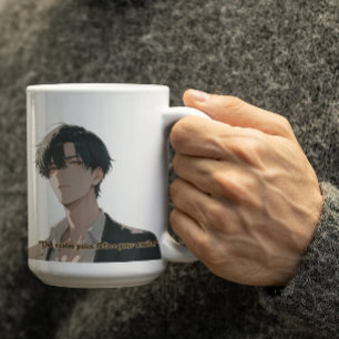 Caneca De Café Cara Anime Bonita