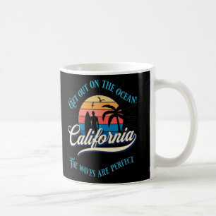 Caneca De Café Cara Califórnio de Surfe