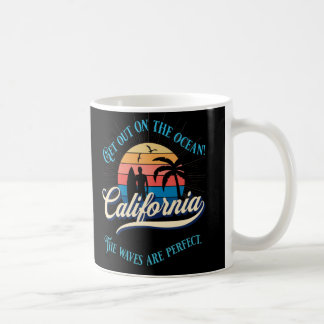 Caneca De Café Cara Califórnio de Surfe