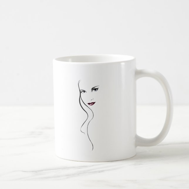 Caneca De Café Cara da senhora (Direita)