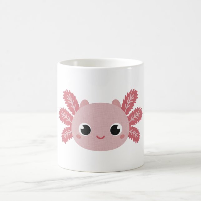 Caneca De Café Cara de Axolote Fofa (Centro)