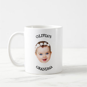 Caneca De Café Cara de bebê para vovó nova vovó Presente de anive