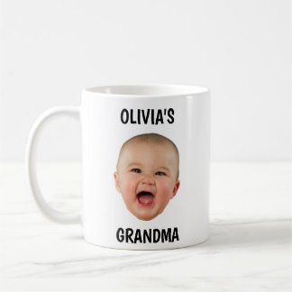 Caneca De Café Cara De Bebê Personalizada Muito Engraçado