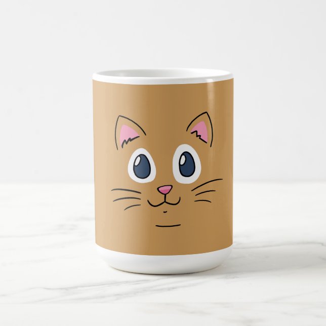 Caneca De Café Cara de Gatinho Fofo (Centro)