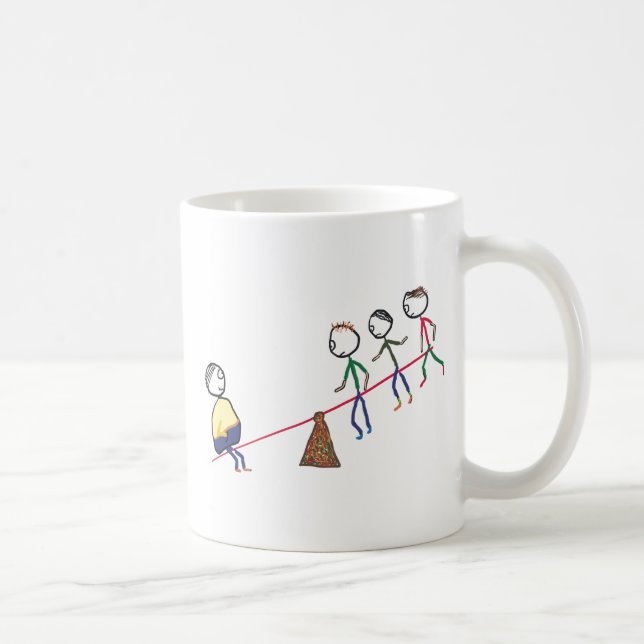 Caneca De Café Cara De Gordura Na Seda (Direita)