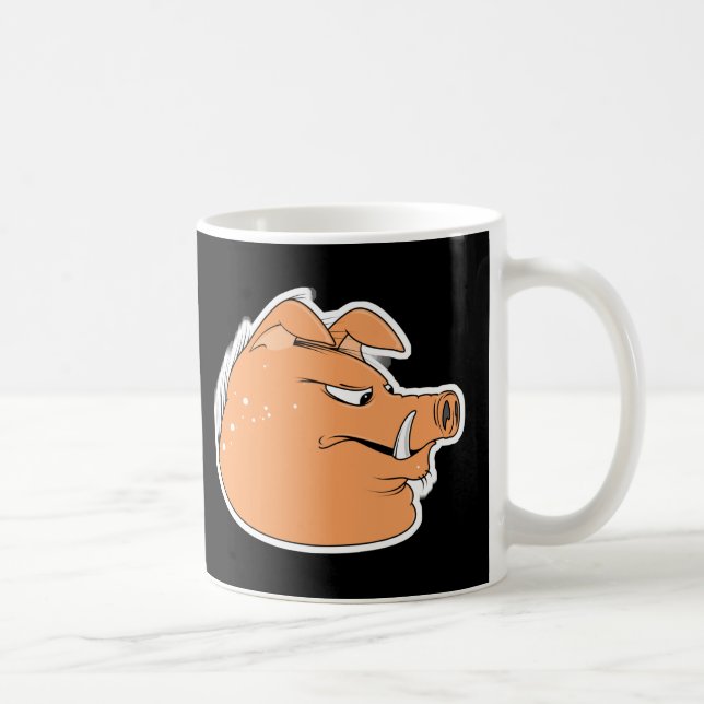 Caneca De Café cara de porco (Direita)
