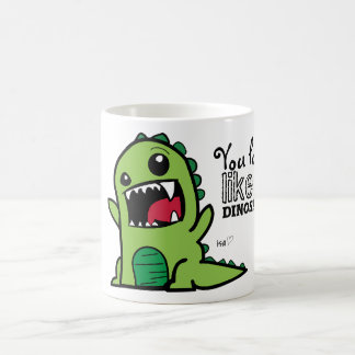 Caneca De Café Cara do dinossauro
