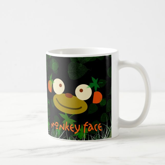 Caneca De Café Cara do macaco! (Direita)