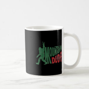 Caneca De Café Cara do Montanhista Divertido Design Bigfoot