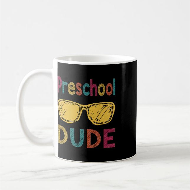 Caneca De Café Cara do Pré-Escolar Diversão Presente de Volta às  (Esquerda)