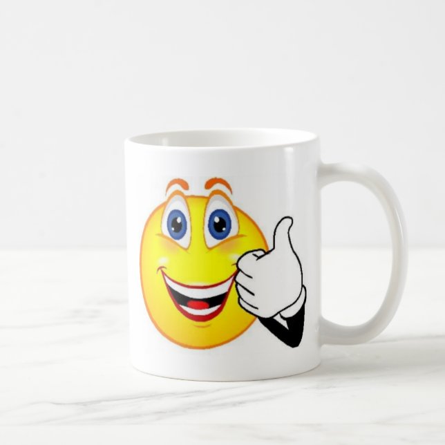Caneca De Café Cara feliz (Direita)