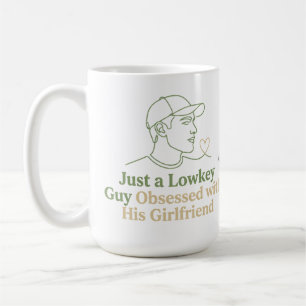 Caneca De Café Cara Minimalista Obsessivamente Apaixonada pela Na