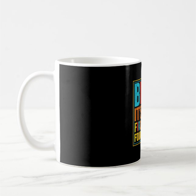 Caneca De Café Cara primeiro dia da quarta série retrô volta às (Esquerda)