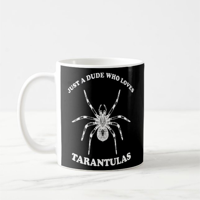 Caneca De Café Cara que ama Tarantulas Homens Criança Tarantula (Esquerda)
