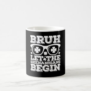 Caneca De Café Cara, Que Comece as Travessuras Dia de São Patríci