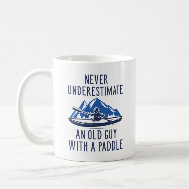 Caneca De Café Cara Velha Com Uma Alça (Esquerda)