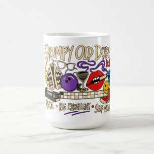 Caneca De Café Cara Velho Gen X V.2 Mal-Humorado