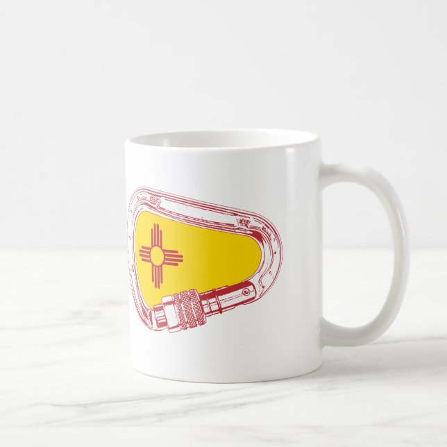 Caneca De Café Carabineiro do Novo México Subindo (Direita)