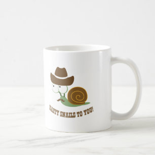 Caneca De Café Caracóis Felizes Para Você!