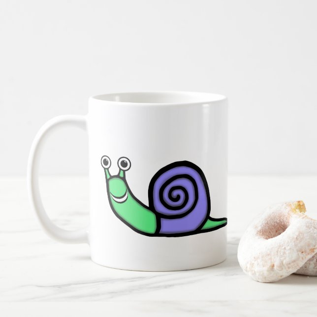 Caneca De Café Caracol (Com Donut)