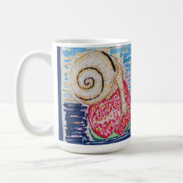 Caneca De Café Caracol na Morango