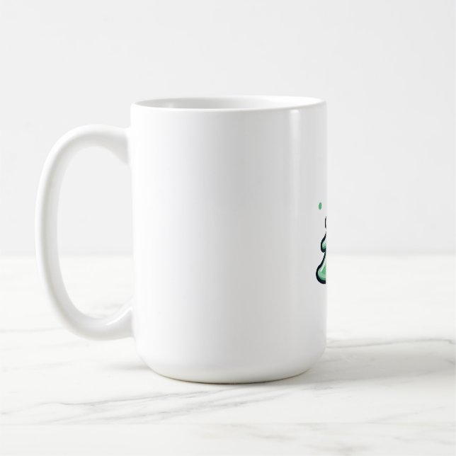 Caneca De Café Caractere de Árvore de Natal Bastante (Esquerda)