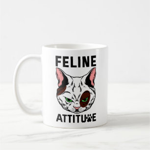 Caneca De Café Caractere de Pet de Mood Cat Felino