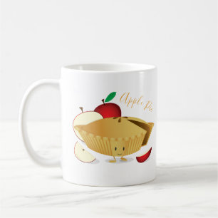 Caneca De Café Caractere de Pizza da Apple  Mug