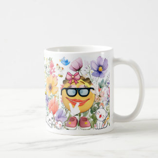 Caneca De Café Caractere Emoji Cute